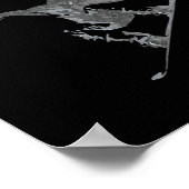 Poster Conception cool de snowboard (Coin)