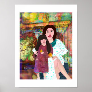 Poster Conception créative de LeeMarie pour mère et fille