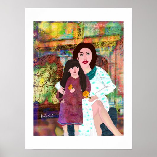 Poster Conception créative de LeeMarie pour mère et fille (Devant)