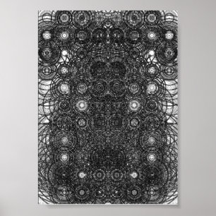 Poster Conception d'abrégé sur minimaliste