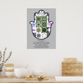 Poster Conception d'affiche de la main de Khamsa 1 Locata (Cuisine)