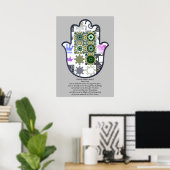 Poster Conception d'affiche de la main de Khamsa 1 Locata (Bureau à domicile)