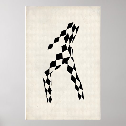 Poster Conception d'affiche originale du Glam Rock britan (Devant)