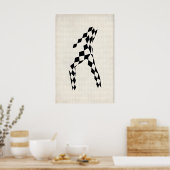 Poster Conception d'affiche originale du Glam Rock britan (Cuisine)