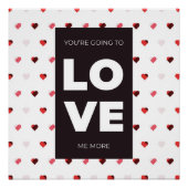 Poster Conception d'amour simple et élégante (Devant)