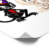 Poster Conception d'ange et de diable mignons, Bien contr (Coin)