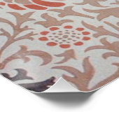 Poster Conception d'art botanique de William Morris Graft (Coin)