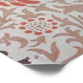 Poster Conception d'art botanique de William Morris Graft (Coin)