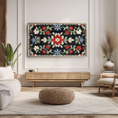 Poster Conception d'art folklorique vintage