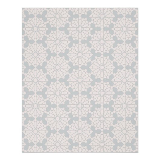 Poster Conception d'art islamique élégant (Devant)