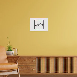 Poster conception d'art mural