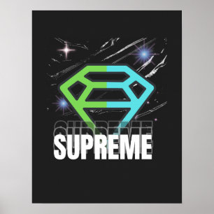 Poster conception d'art mural suprême