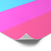 Poster Conception de bandes de couleurs arc-en-ciel paste (Coin)