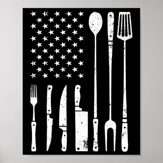 Poster Conception de barbecue cool pour hommes femmes Byr (Devant)