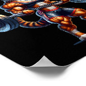 Poster Conception de barre de chat pour les bodybuilders (Coin)