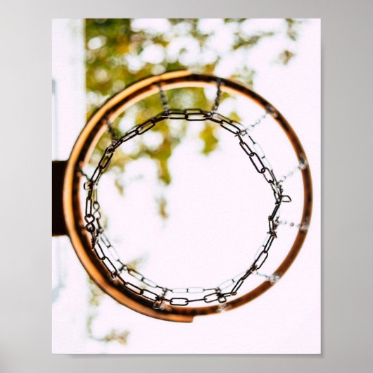 Poster Conception de basket-ball cool (Devant)