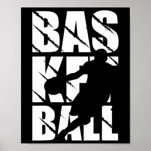 Poster Conception De Basket-Ball Pour Lecteur Et Panier D (Devant)