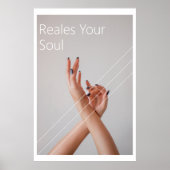 Poster Conception de bien-être pour spa chic (Devant)