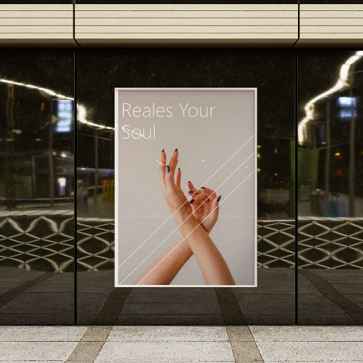 Poster Conception de bien-être pour spa chic
