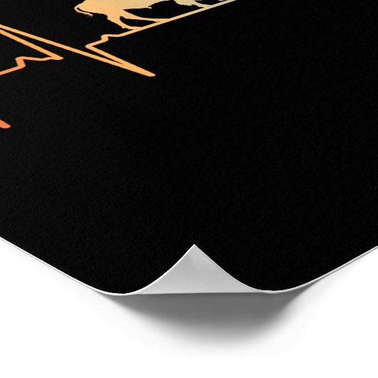 Poster Conception De Bison cool Pour Hommes Femmes Bison  (Coin)