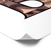 Poster Conception de bisons tribaux (Coin)