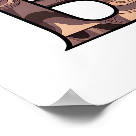 Poster Conception de bisons tribaux (Coin)