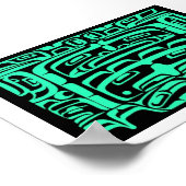 Poster Conception de boîte Bentwood (Coin)