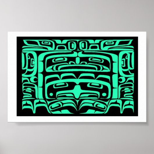 Poster Conception de boîte Bentwood (Devant)