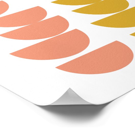 Poster Conception de bosses géométriques modernes dans le (Coin)