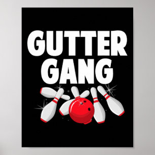 Poster Conception De Bowling Cute Pour Hommes Femmes Bowl