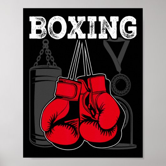 Poster Conception De Boxe Pour Boxer - Boxe 1 (Devant)