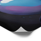 Poster Conception de bulles Abstraites et modernes (Coin)