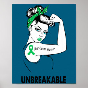 Poster Conception de cadeau incassable pour guerrier cont