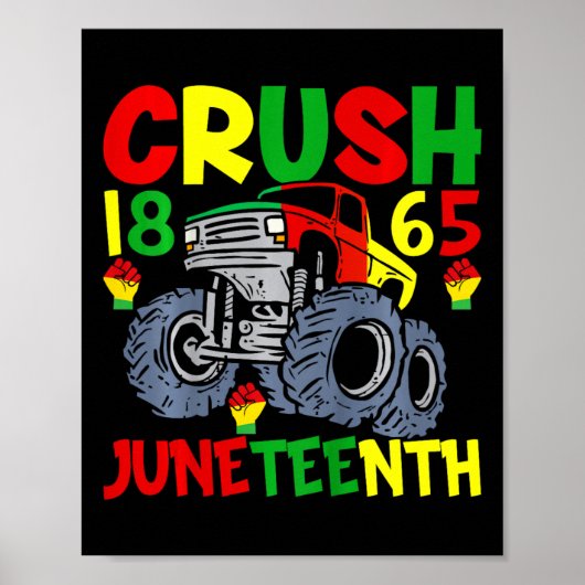 Poster Conception De Camions JunetDix Pour Enfants (Devant)