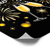 Poster Conception de célébration de la nouvelle année 202 (Coin)