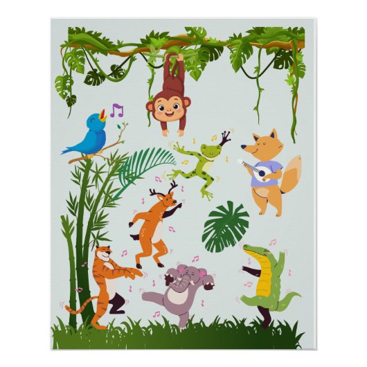 Poster Conception de chambre adorable pour enfants (Devant)