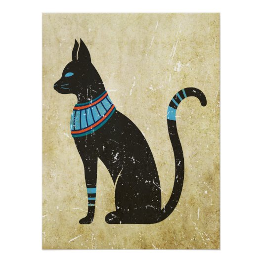 Poster Conception de chat Bastet (Devant)