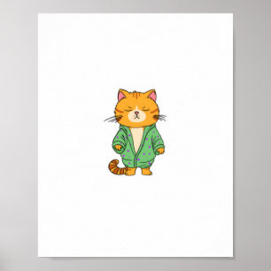 Poster Conception de chat mignon, chat roux