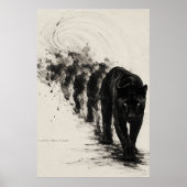 Poster Conception de chat noir Shadow Walker (Devant)