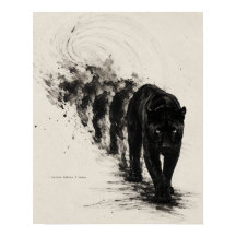 Conception de chat noir Shadow Walker