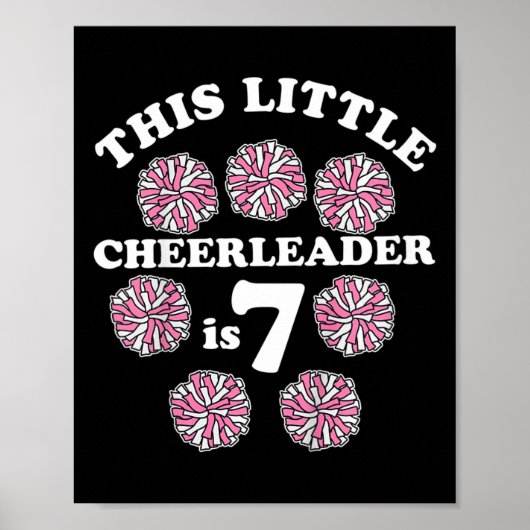 Poster Conception de cheerleader pour enfants pour votre  (Devant)