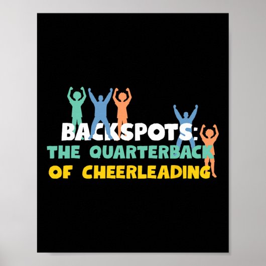 Poster Conception de cheerleading Ckspots pour gymnaste e (Devant)