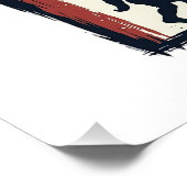 Poster Conception de chemise vectorielle de drapeau de cr (Coin)