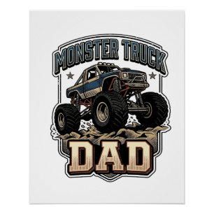 Poster Conception de chemise vectorielle vintage Papa Mon