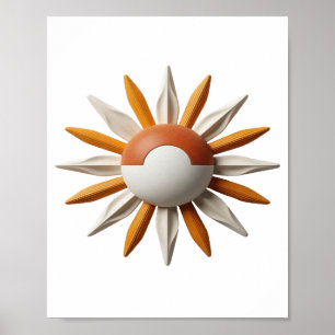 Poster Conception de citation de boule POK MON gris tranc