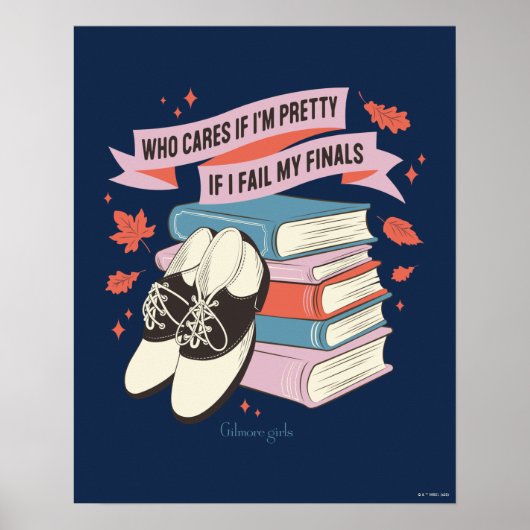 Poster Conception de citation de finales de Gilmore Girls (Devant)