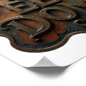 Poster Conception de citation Dynamic Gold FREEDOM (Coin)