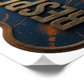 Poster Conception de citation RESPECT en or cool (Coin)
