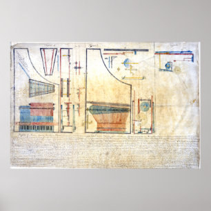 Poster Conception de clavecin, 1786