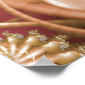 Poster Conception de cœur rose (Coin)